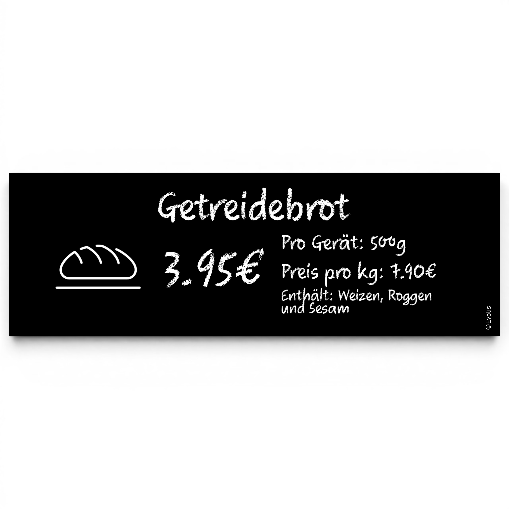 Plastikkarten PVC schwarz matt