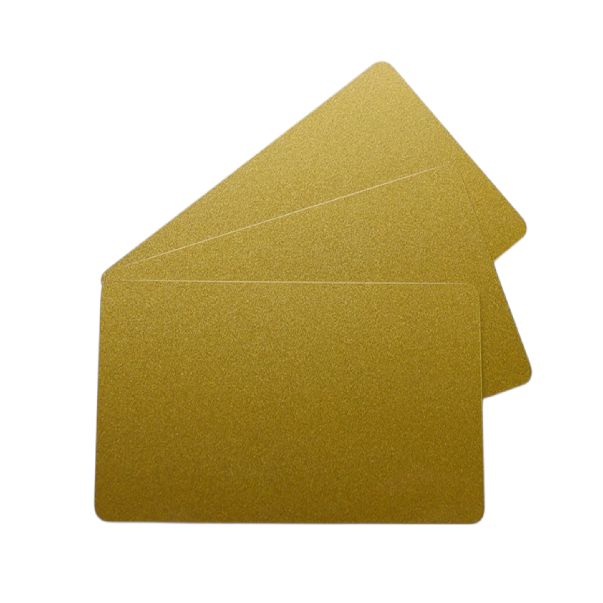 Plastikkarten PVC Gold 0,76mm